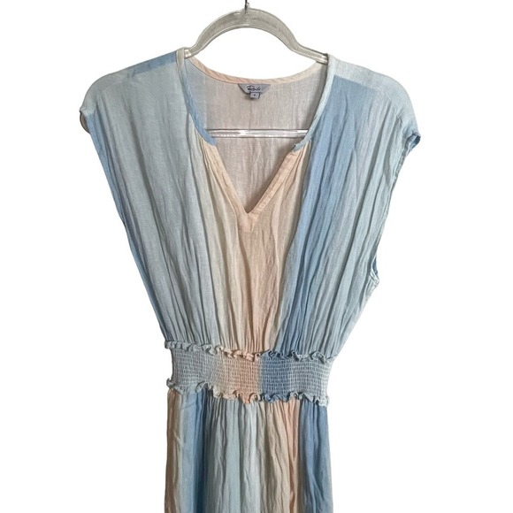 RAILS Ashlyn Sunset Gradient Midi Dress in Multi Water Color Size S - Picture 7 of 7